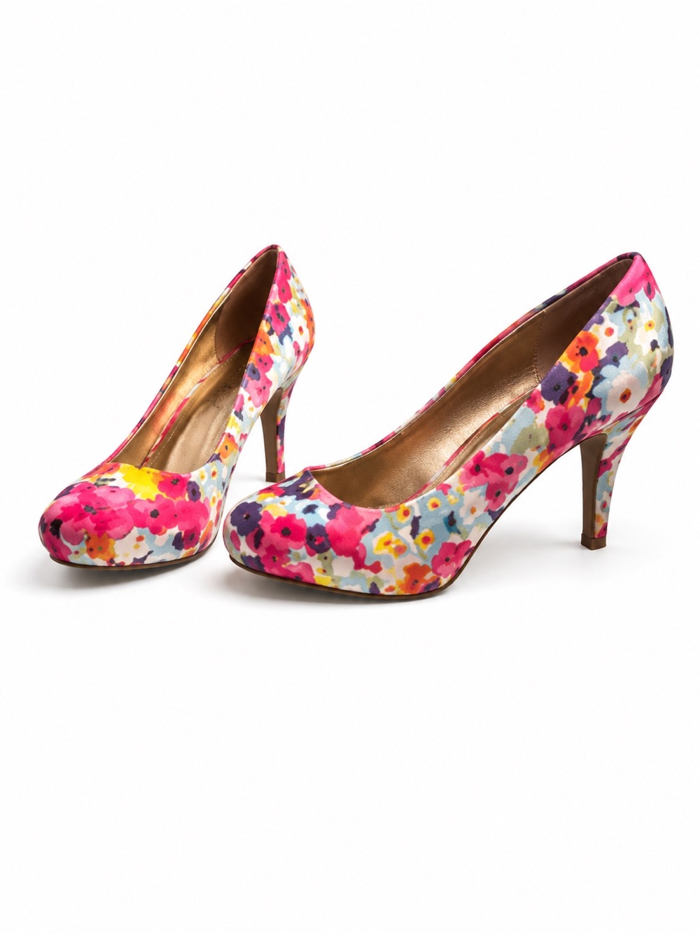 Madden Girl Floral Multicolor Platform Pump Heels.    3.5”heels